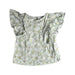 A White Short Sleeve Tops from Gingersnaps in size 2T for girl. (Front View)