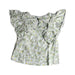 A White Short Sleeve Tops from Gingersnaps in size 2T for girl. (Back View)