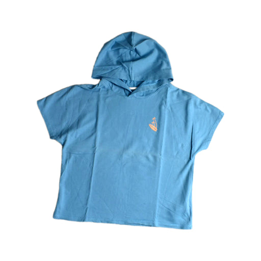 A Blue Short Sleeve Tops from Gingersnaps in size 12Y for neutral. (Front View)