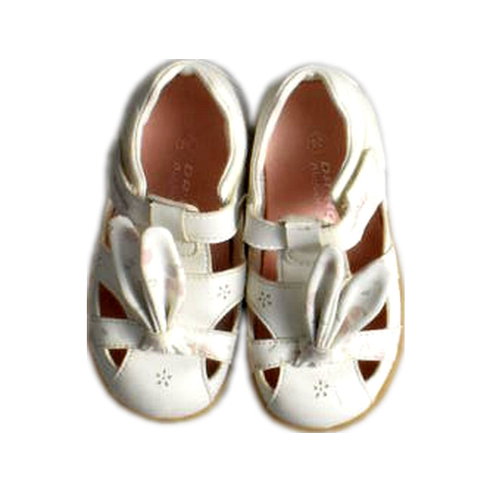 A White Sandals from Dr. Kong in size 3T for girl. (Back View)