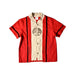 A Red Short Sleeve Shirts from Little Kooma in size 2T for boy. (Front View)
