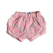 A Pink Bloomers from Gingersnaps in size 3-6M for girl. (Front View)