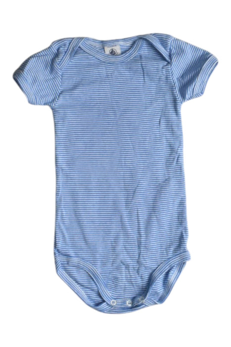 A Yellow Short Sleeve Bodysuits from Petit Bateau in size 2T for boy. (Front View)