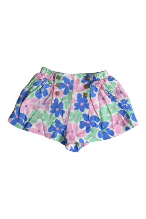A Beige Shorts from Seed in size 4T for girl. (Front View)