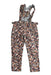 A Multicolour Sleeveless Jumpsuits from Excuse My French in size 4T for girl. (Back View)