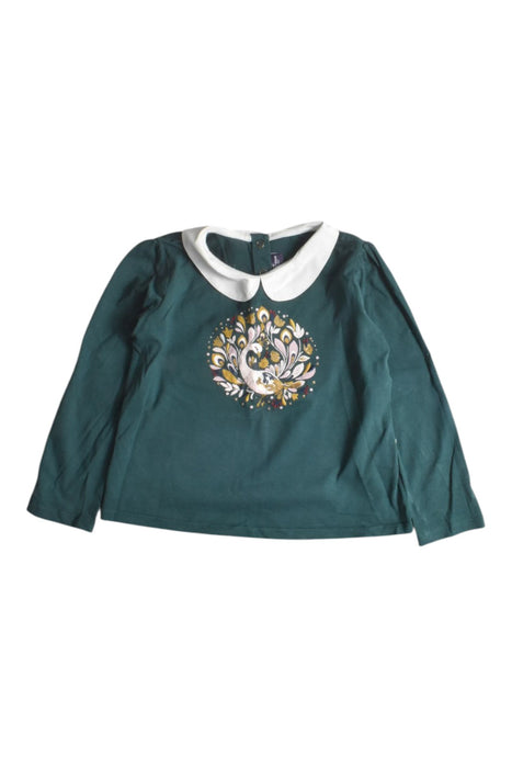 A Black Long Sleeve Tops from Sergent Major in size 5T for girl. (Front View)