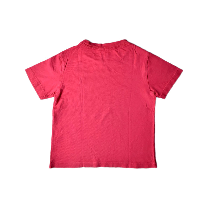 A Pink Short Sleeve T Shirts from Polo Ralph Lauren in size 4T for girl. (Back View)