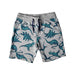 A Grey Shorts from DPAM in size 5T for boy. (Front View)