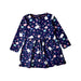 A Navy Long Sleeve Dresses from Mothercare in size 12-18M for girl. (Front View)