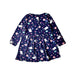 A Navy Long Sleeve Dresses from Mothercare in size 12-18M for girl. (Back View)
