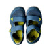 A Blue Sandals from Adidas in size 7Y for boy. (Back View)