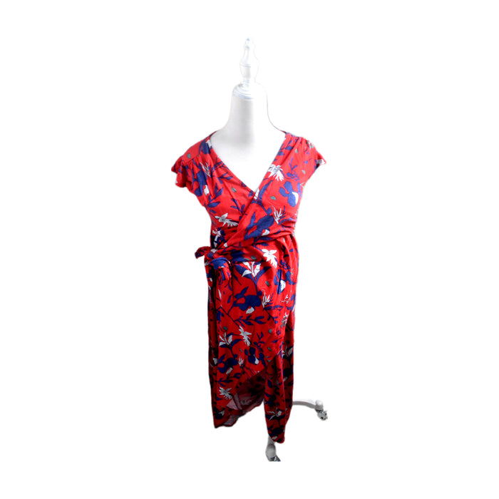 A Red Long Sleeve Dresses from Envie de Fraise in size Maternity-M for maternity. (Front View)