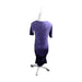 A Purple Short Sleeve Dresses from Seraphine in size Maternity-M for maternity. (Back View)