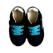 A Black Sneakers from Armani in size 12-18M for boy. (Back View)