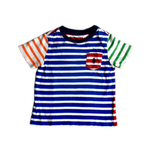 A Multicolour Short Sleeve T Shirts from Ralph Lauren in size 12-18M for boy. (Front View)