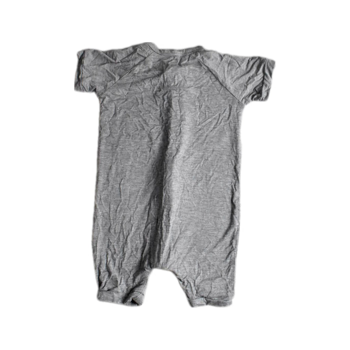 A Grey Short Sleeve Rompers from Raph and Remy in size 18-24M for neutral. (Back View)