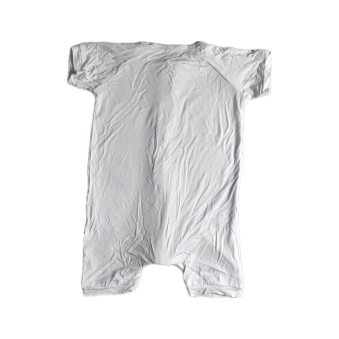 A White Short Sleeve Rompers from Raph and Remy in size 18-24M for neutral. (Back View)