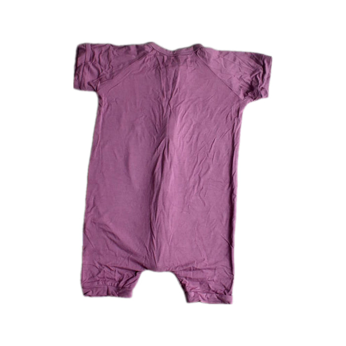 A Purple Short Sleeve Rompers from Raph and Remy in size 18-24M for neutral. (Back View)