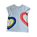 A Blue Short Sleeve T Shirts from Tea in size 7Y for girl. (Front View)