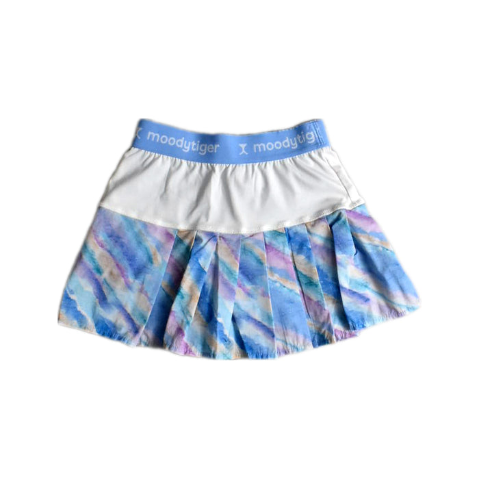 A Blue Short Skirts from Moody Tiger in size 6T for girl. (Front View)