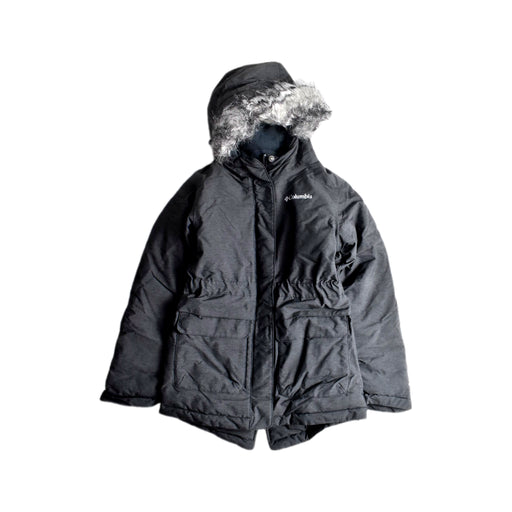 A Black Puffer/Quilted Coats & Outerwear from Columbia in size 6T for girl. (Front View)