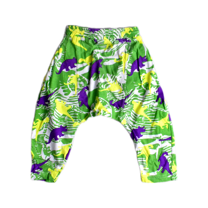 A Green Casual Pants from Roses & Rhinos in size 3T for boy. (Back View)