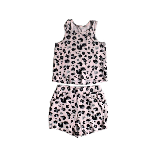 A Pink Shorts Sets from Hunter + Boo in size 4T for girl. (Front View)