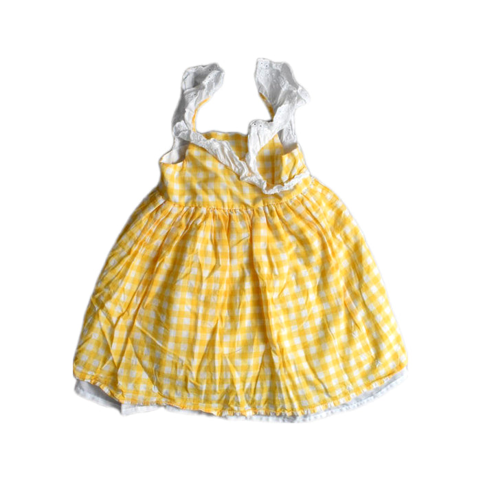 A Yellow Sleeveless Dresses from Tommy Bahama in size 3T for girl. (Front View)
