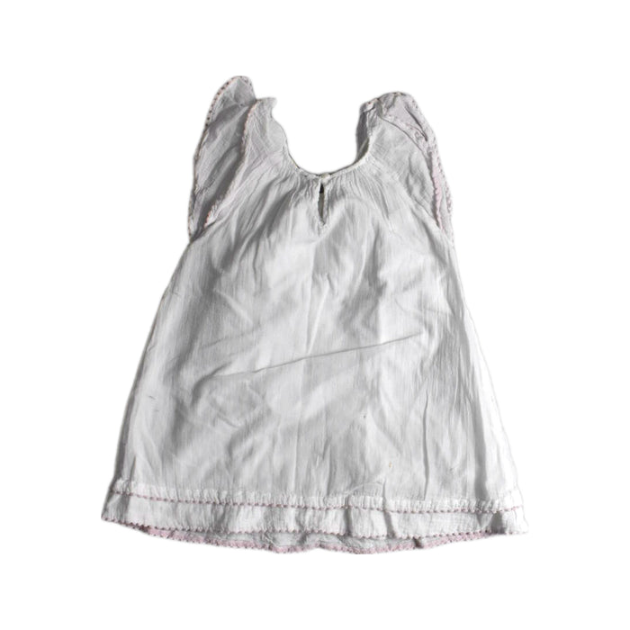 A White Sleeveless Dresses from Polo Ralph Lauren in size 3T for girl. (Back View)
