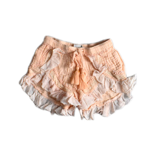 A Peach Shorts from Milapinou in size 4T for girl. (Front View)