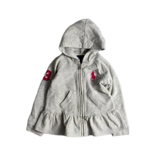 A Grey Puffer/Quilted Coats & Outerwear from Ralph Lauren in size 12-18M for girl. (Front View)