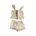 A Multicolour Shorts Sets from Isaac Mizrahi in size 3T for girl. (Front View)