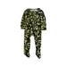 A Green Onesies from Posh Peanut in size 18-24M for neutral. (Front View)
