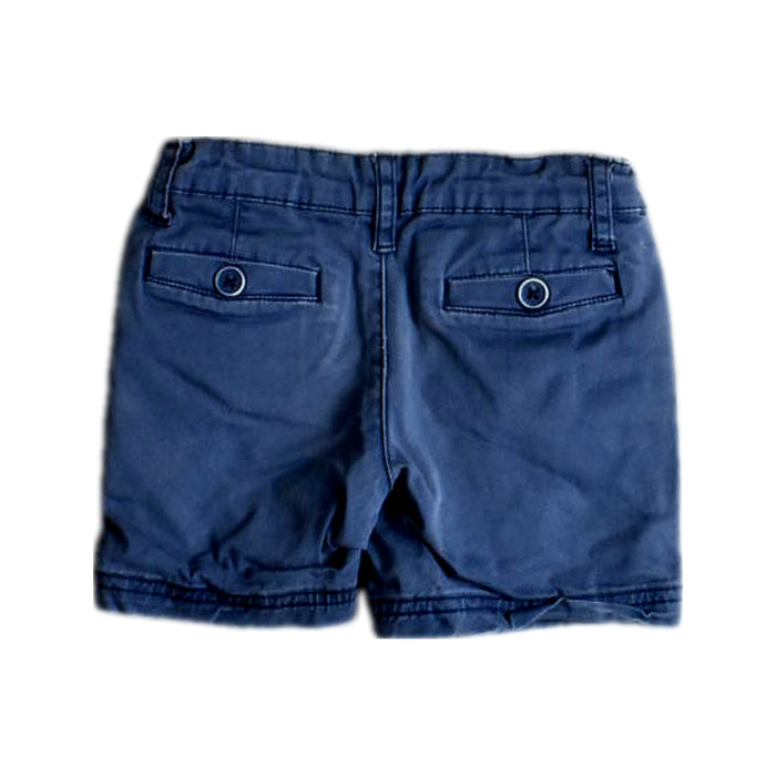 A Blue Shorts from Château de Sable in size 12-18M for boy. (Back View)