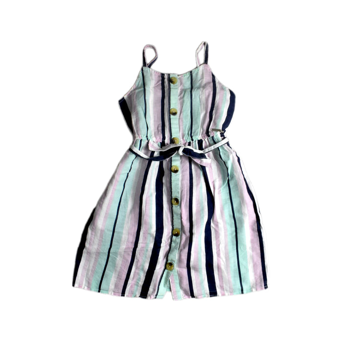 A Multicolour Sleeveless Dresses from Guess in size 10Y for girl. (Front View)