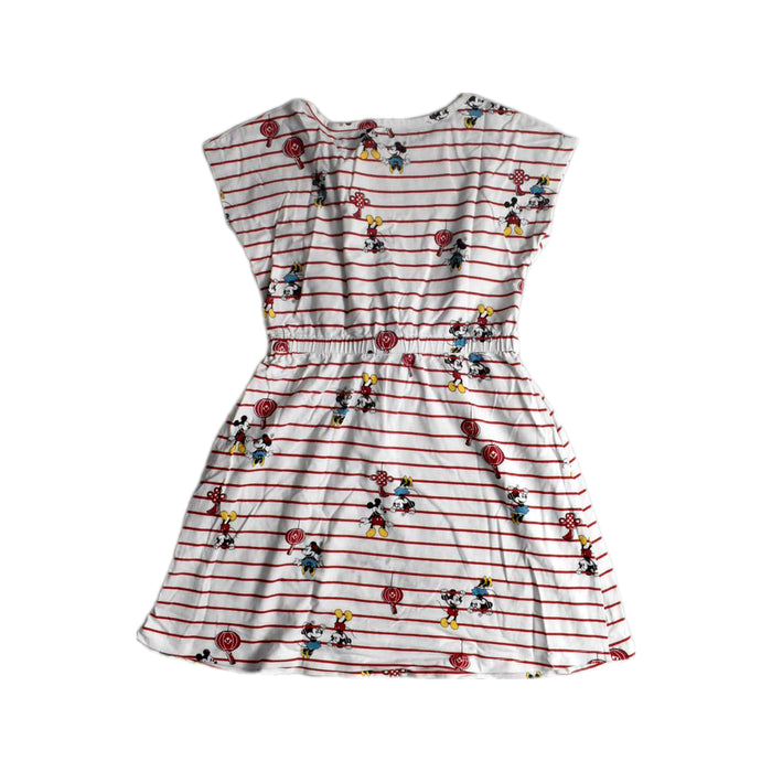 A Red Short Sleeve Dresses from Disney X Elly in size 6T for girl. (Back View)