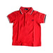 A Red Short Sleeve Polos from Fred Perry in size 2T for boy. (Front View)