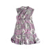 A Purple Sleeveless Dresses from The Missing Piece in size 6T for girl. (Front View)