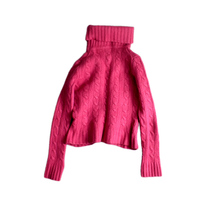 A Pink Knit Sweaters from J.Crew Baby in size 6T for girl. (Back View)