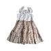 A White Sleeveless Dresses from Janie & Jack in size 7Y for girl. (Back View)