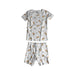 A White Pyjama Sets from Janie & Jack in size 5T for girl. (Front View)