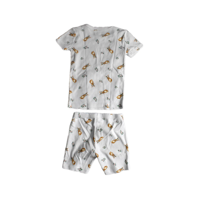 A White Pyjama Sets from Janie & Jack in size 5T for girl. (Back View)