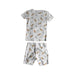 A White Pyjama Sets from Janie & Jack in size 5T for girl. (Back View)