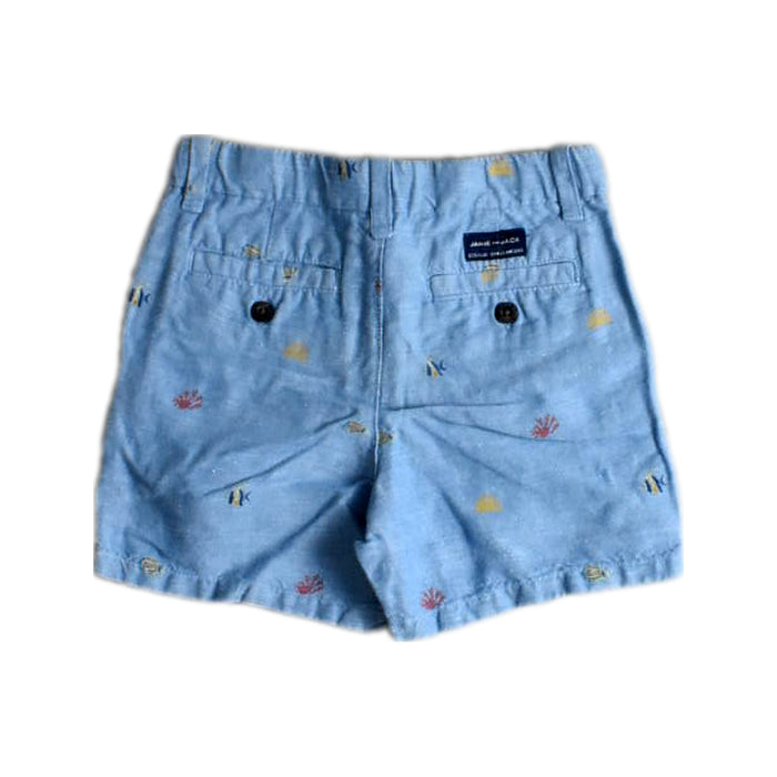A Blue Shorts from Janie & Jack in size 2T for boy. (Back View)