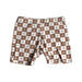 A Brown Active Shorts from Seed in size 5T for girl. (Front View)