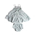 A White Dress Sets from Nordstrom in size 12-18M for girl. (Back View)