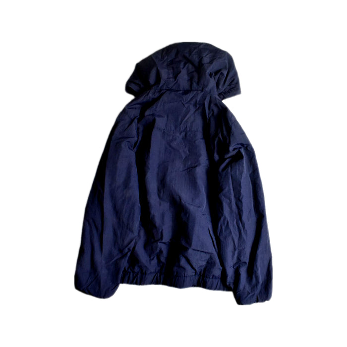 A Navy Rain Jackets from Seed in size 8Y for boy. (Back View)