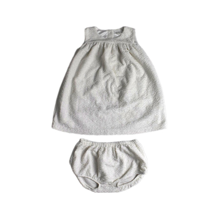 A White Dress Sets from Nordstrom in size 2T for girl. (Front View)