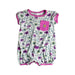 A White Short Sleeve Rompers from Carhartt in size 6-12M for girl. (Front View)