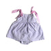 A Pink Sleeveless Bodysuits from Classic Whimsy in size 6-12M for girl. (Front View)